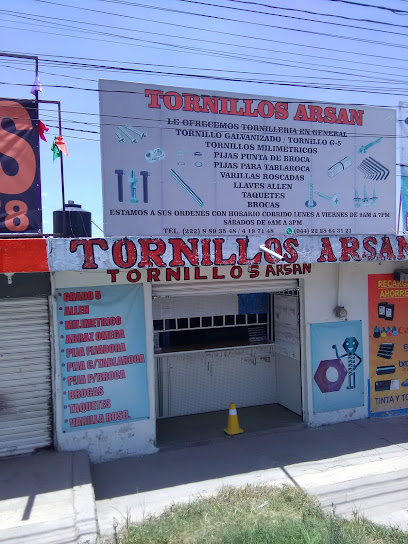 Tornillos Arsan en San Andrés Cholula