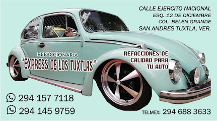Refaccionaria Express de Los Tuxtlas en San Andrés Tuxtla
