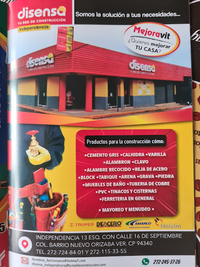 Tubosistemas y Materiales Barrio Nuevo en Orizaba
