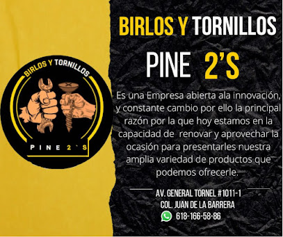 Birlos y Tornillos Pine 2's en Durango