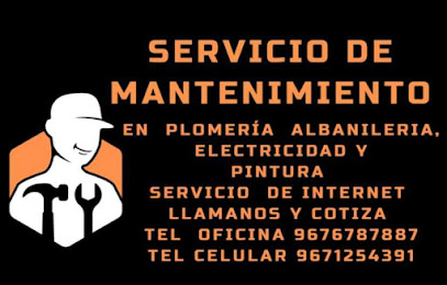 Servicio de Mantenimiento En Fontanería, Plomería, Electricidad, Construccion, Redes de Datos, Pintura, Jardineria y Internet en San Cristóbal de las Casas