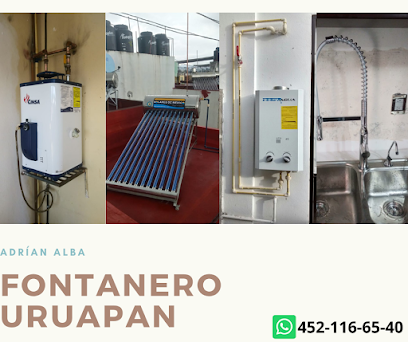 Fontanero Uruapan Adrian Alba en Uruapan